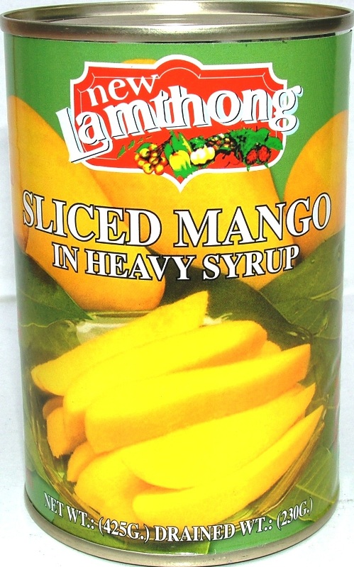 Lamthong Sliced Mango in Heavy Syrup- 425gm