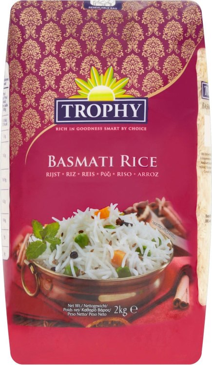 TROPHY BASMATHI RICE-2KG